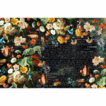 Bloom Tear Resistant Deco Print Vintage Black
