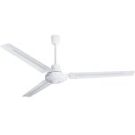 Sunbeam Industrial 3 Blade White Ceiling Fan