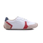 Pesso Lugana Beige white red navy - Beige white red navy 42 Leather