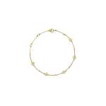 Kira Pearl Delicate Chain Bracelet – Gold
