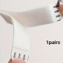 12 Pairs Acrylic Interlocking Tape Strips - Damage-free Picture Hanging Strips With Strong Adhesive No Tools Required Removable And Reusable Wall Fasteners For Photo