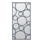Linda Super Dress Mirror - Grey