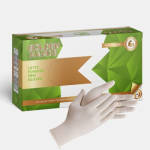 Powder Free Latex Examination Gloves Golden Hands