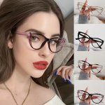 Blue Light Blocking Glasses Cat Eye Jelly Color Frame Clear Lens Computer Glasses Spectacles For Women