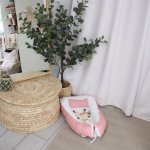 Baby Safe Nest Safe Sleeping Pod Precious Giraffe Rainbow Set