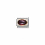 Classic Natural Stone Garnet Link