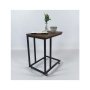 Bangalore Beside & Sofa Side Table With Solid Wood Top