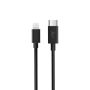 Type C To Lightning Fast Charging Cable 12W - 1M Black