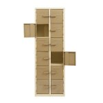 Triple H Display Cool Steel Locker – Twelve Door – LOC012