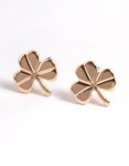 Goldair Gold Clover Stud Earrings
