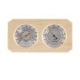 Dyna-living 2 In 1 Sauna Wooden Sauna Hygrothermograph Indoor Fahrenheit Thermometer And Hygrometer For Hotel Or Sauna Room