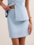 Sienna MINI Skirt - 16 Sky Blue Suit