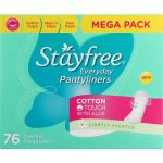 Stayfree Everyday Panty Liners Cotton Touch Aloe Lightly Scented Pack Of 76
