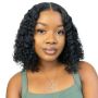 10 Inch Virgin Hair Deep Curly Glueless Bob Wear&go Lace Wig