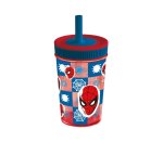 Tumbler Leakproof Silicone Straw- Spiderman