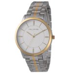 Two-tone Metal Strap White Dial Men's Watch HD1477S
