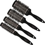 Hairware Ceramic Gold Barrel Non-slip Handle Brush Collection