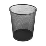 Deli Round Mesh Bin Black E9190