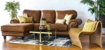 New 100% Genuine Leather Daybed