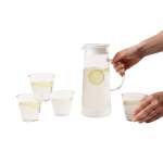 5 Piece Water Set Clear
