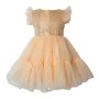 Radiant Kids Gold Party Dress Sparkling Sophistication