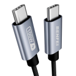 Usb-c 2.0 Male To Male 5A QC PD3.0 100W Max. 2M Cable With Nickle-plated Connectors And Supporting Fast Data Transfer Speed Up T