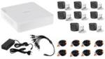 Hikvision 8 Channel Dvr DS-7108HGHI-M1 With 8X 1080P HD Bullet Cameras DS-2CE16D0T-EXIPF 2.8MM Diy Combo Kit - Includes 8X 18M Pre-built RG59 Cables 1X