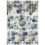 Blue And White A3 Sticker Sheet