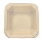 Kraft Bowl Square 300ML & Lid Pack Of 50