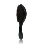 360 Wave Brush Boar Bristle Hairbrush Medium Soft - Black