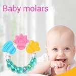Baby Rattle Teether Hand-held Teething Toy Christmas Thanksgiving Day Halloween Gift