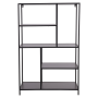 H&s - 4 Tier Free Standing Shelf Shelving Unit