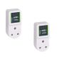 GIZZU - Universal - Voltage - Protector -plug - Pack Of 2