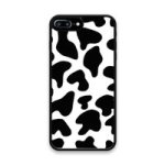 Custom Printed Tpu Cases - Apple Iphone 7 Plus Apple Iphone 8 Plus & 39 Black Cow Print& 39 By