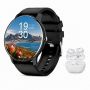 Smart Watch With Wireless Earbuds Fitness Sports Tracker