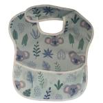 4AKID Waterproof Baby Bib With Crumb Catcher - Assorted Designs - Blue Koala