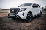 Nissan Navara D23 Facelift Black Stainless Steel Nudge Bar