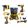 Multi-functional Cordless Power Tool Combo Kit With 4 21V Batteries
