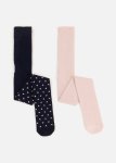 Plain & Hearts Cotton Rich Tights 2 Pack