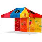3M Coated Steel Sublimated Gazebo 4.5M X 1 Long Full-wall Skin