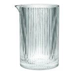 Round Striped Glass Jug 14CM