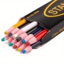 12PCS Tailors Chalk Pencils Water Soluble Sewing Mark Pencils Free Cutting Marking Fabric Craft Marking Sewing Tool