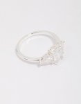 Silver Plated Oval Enchanting Ring - M l