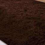 Smte Light Fluffy Shaggy Rug carpet Brown With Keychain