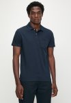 Polo Sandy Short Sleeve Textured Pocket Golfer - Navy