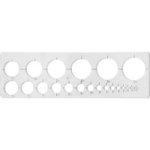 Faber-Castell Art Circle Template 1050