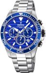 Festina Chronograph Stainless Steel Blue Dial Men's Watch F20361 2
