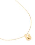 Waterproof Gold Plated Stainless Steel Large Bubble Letter U Necklace