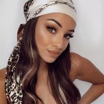 89.92CM Thin Satin Square Scarf Leopard Print Shawl Boho Holiday Style Windproof Sunscreen Headscarf