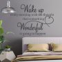 Motivational Quotes Wall Decals - Removable & Easy Peel-And-Stick Vinyl Stickers For Home Bedroom Office Decor | Positive Engraved Text & Heart Designs